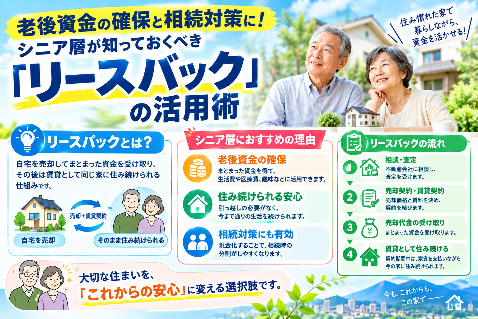 老後資金の確保と相続対策に！シニア層が知っておくべき「リース...の画像