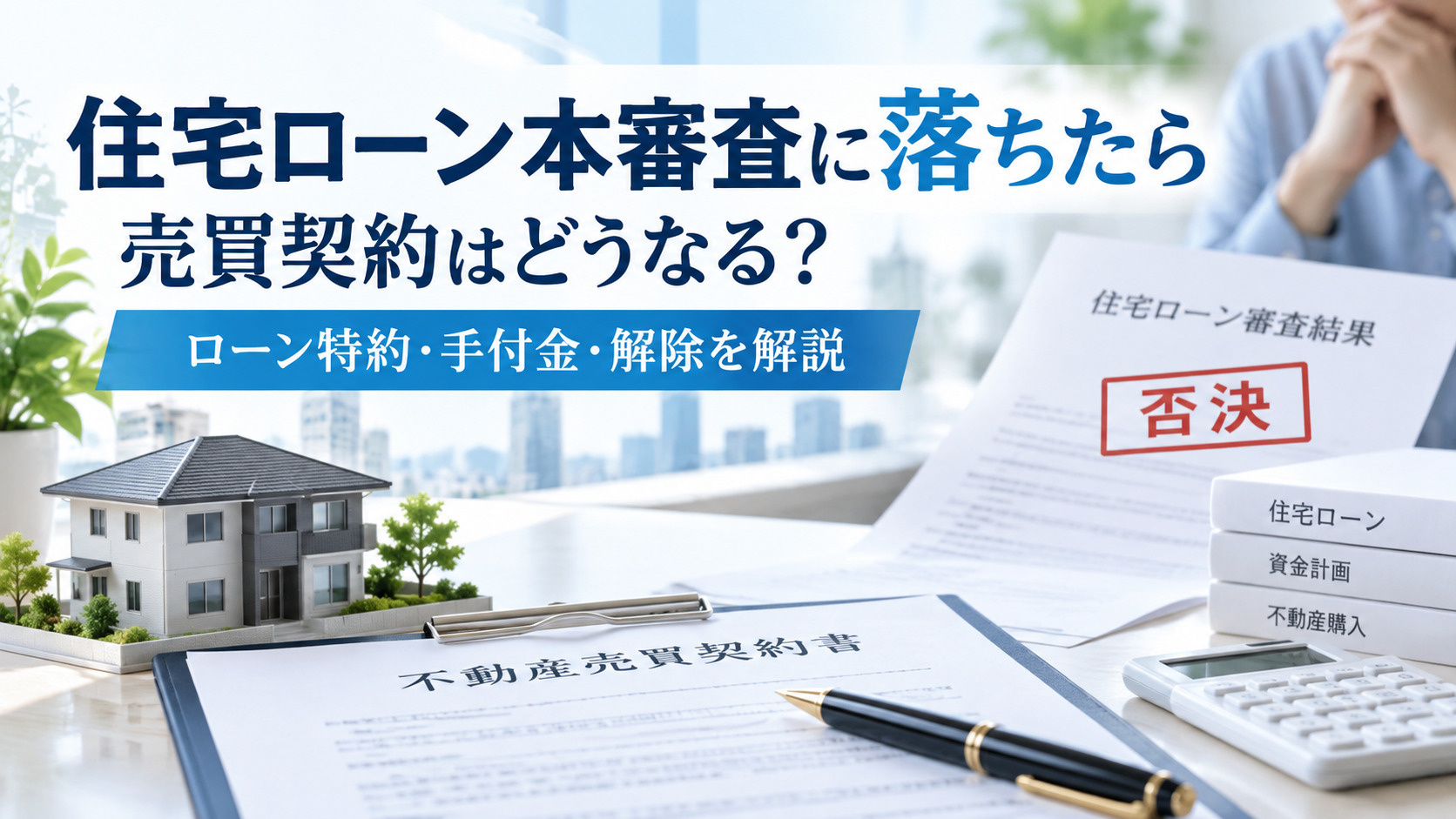 住宅ローン本審査に落ちたら売買契約はどうなる？の画像
