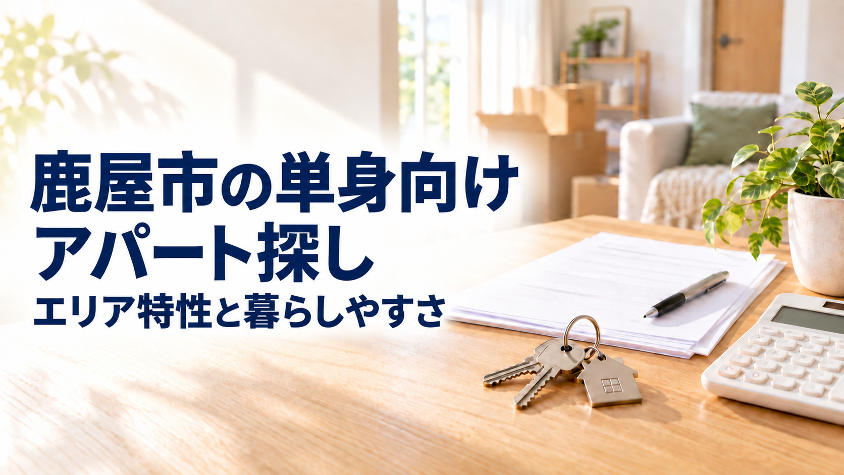 鹿屋市で単身向けアパート探し中の方必見！エリア特性と暮らしや...の画像
