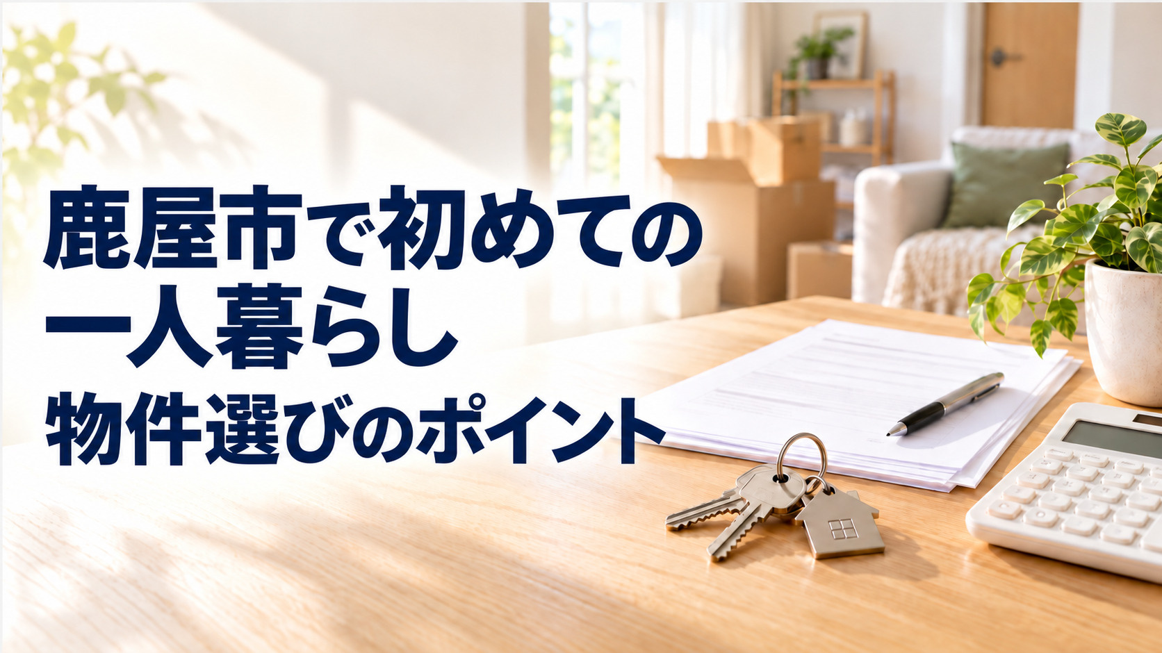 鹿屋市で賃貸の一人暮らしを始める人必見！物件選びのコツと暮ら...の画像