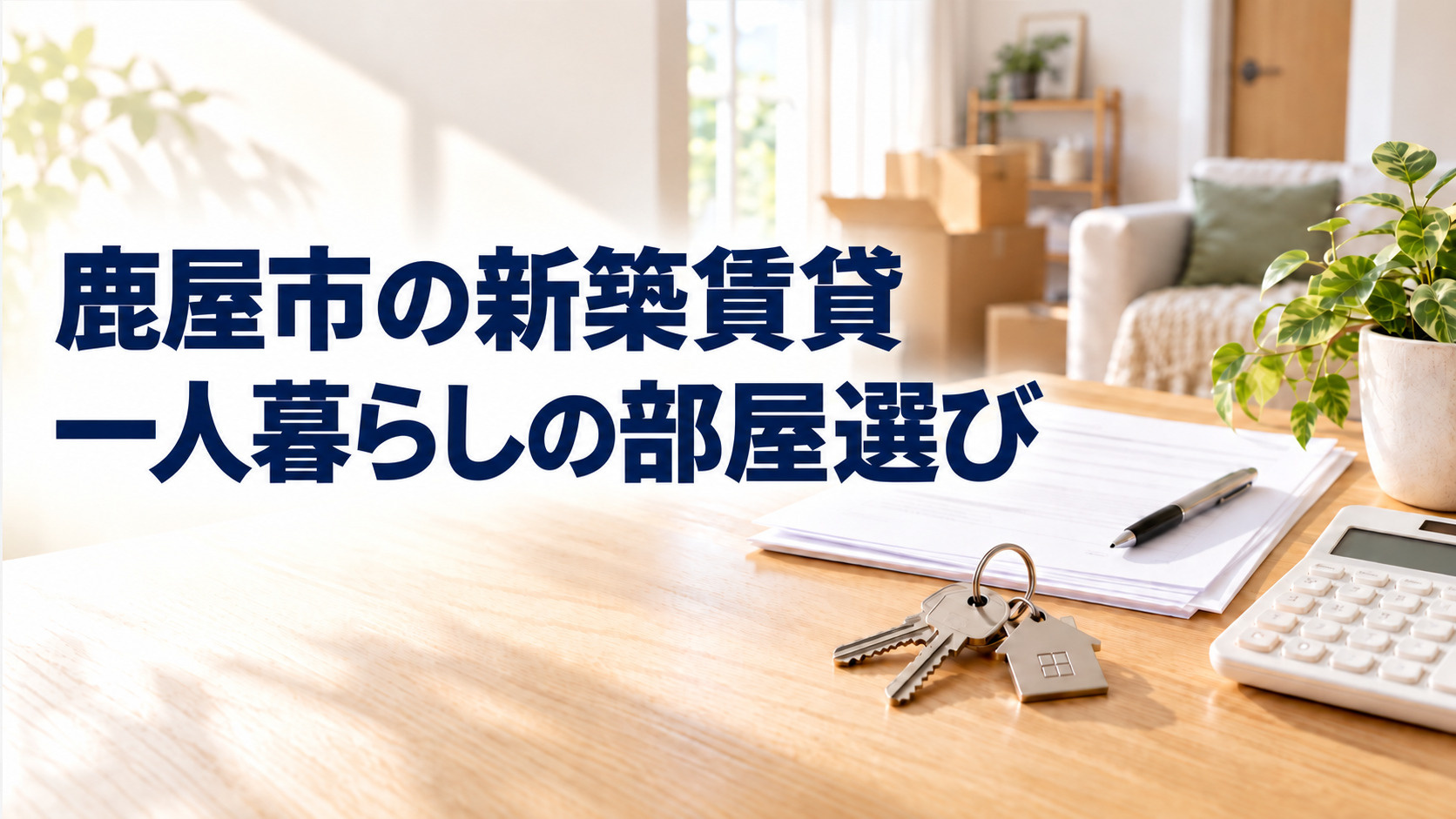 鹿屋市で新築一人暮らしを始めたい方へ！賃貸アパート選びの軸と...の画像