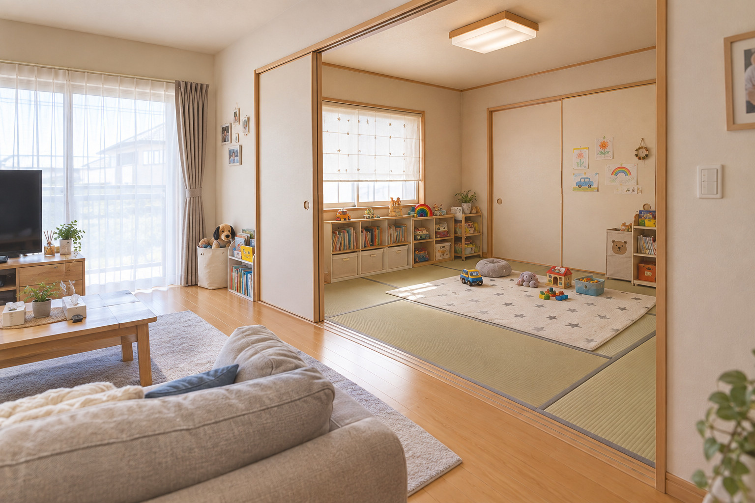 リビング隣の和室は便利？分譲住宅に実際に住んで感じたメリット...の画像