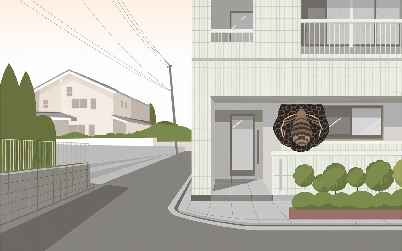 スズメバチは10月も危険？岐阜市の巣と被害を不動産管理会社が...の画像