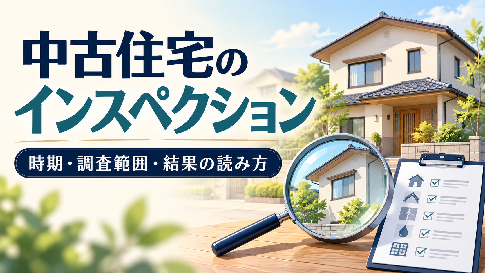 平塚市で中古住宅を買う前に｜インスペクションの時期・調査範囲...の画像