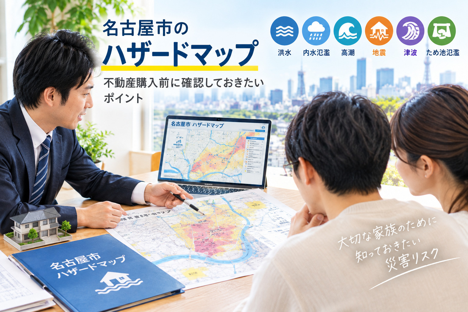 名古屋市のハザードマップ│不動産購入前に確認しておきたいポイ...の画像