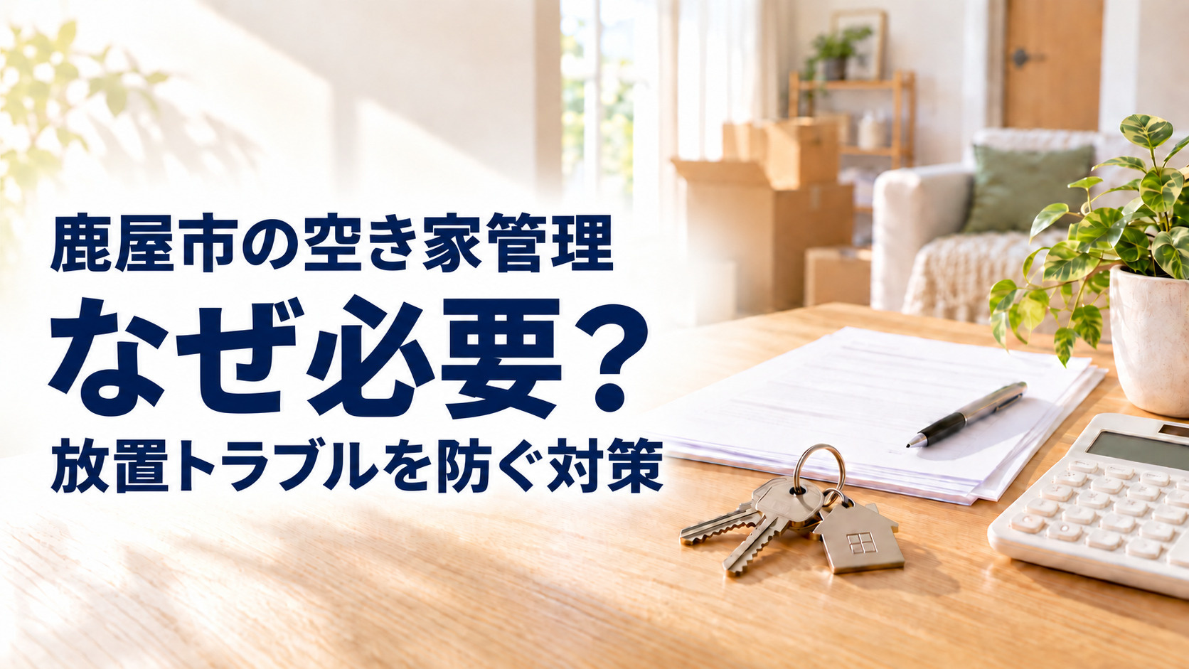 鹿屋市の空き家を遠方で管理しないと危険？放置リスクと安全に資...の画像