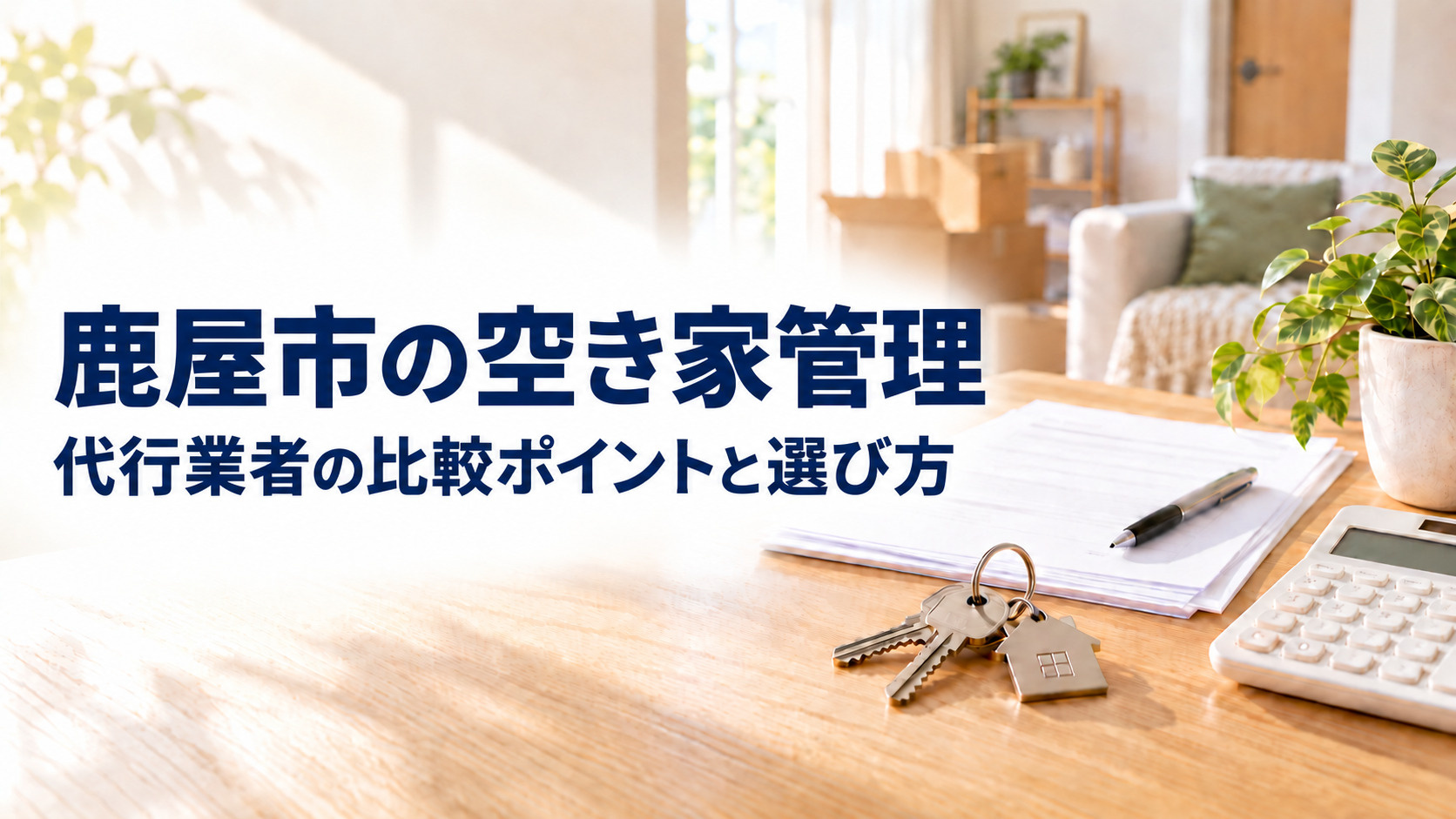 鹿屋市の空き家管理に悩む方へ？代行業者の比較ポイントと選び方...の画像