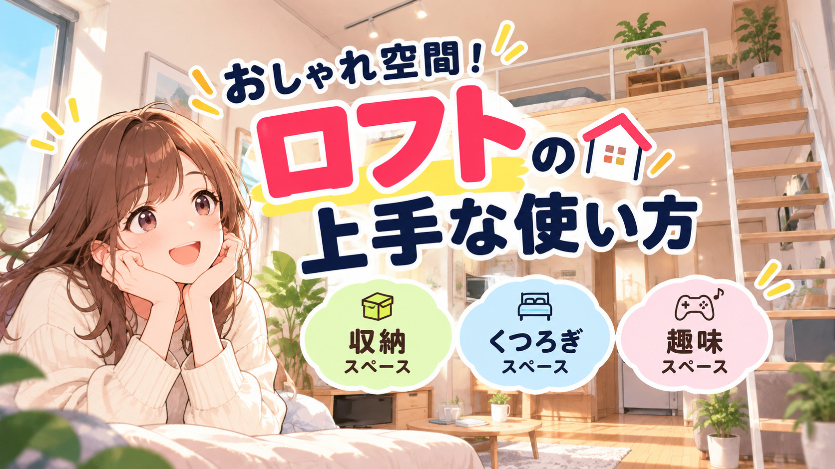 ロフト付き賃貸は住みやすい？メリット・デメリットと上手な使い...の画像