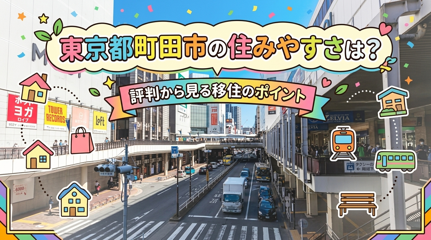東京都町田市の住みやすさは？評判から見る移住のポイントの画像