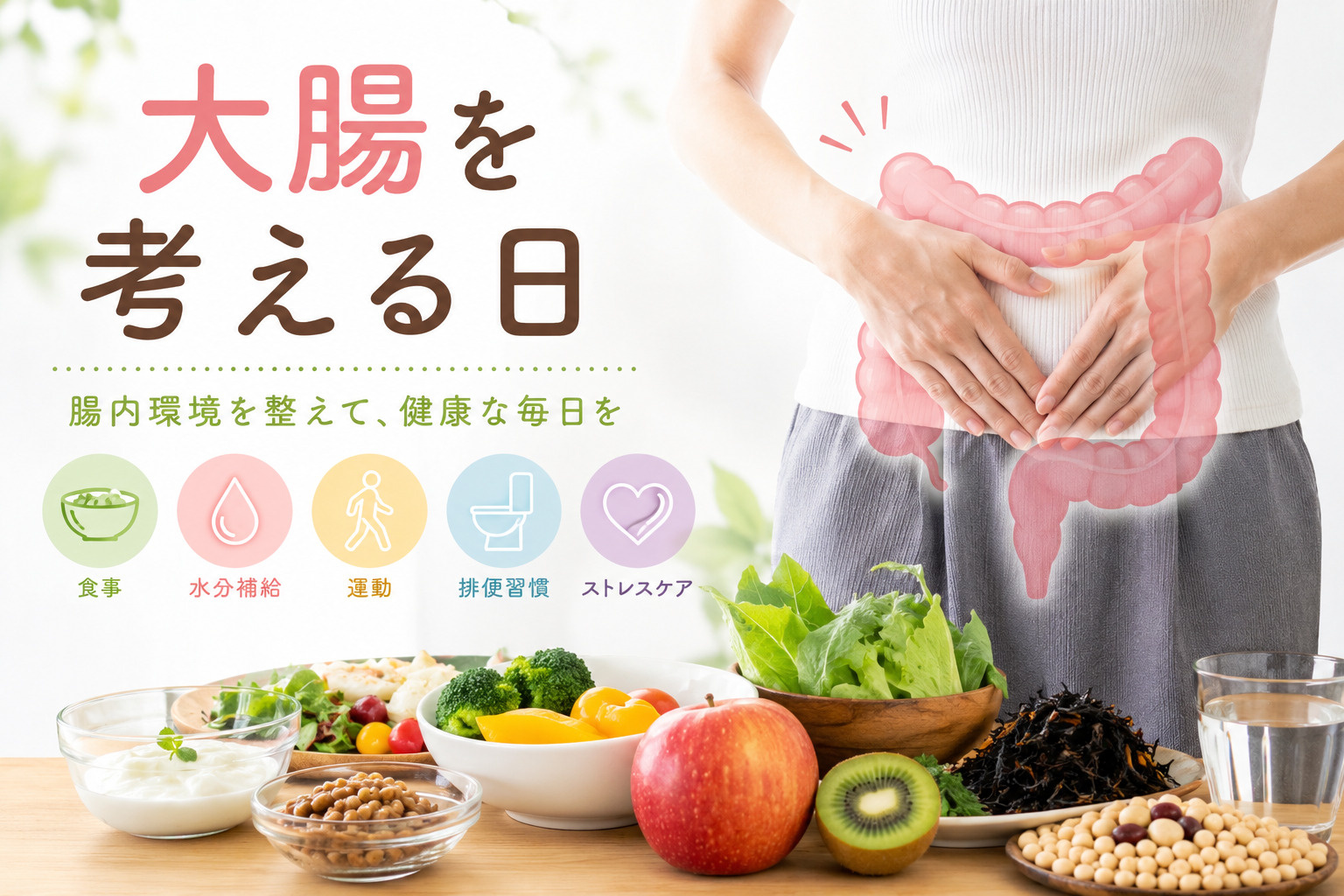 大腸を考える日｜腸内環境を整えて健康な毎日を！今日から始める...の画像