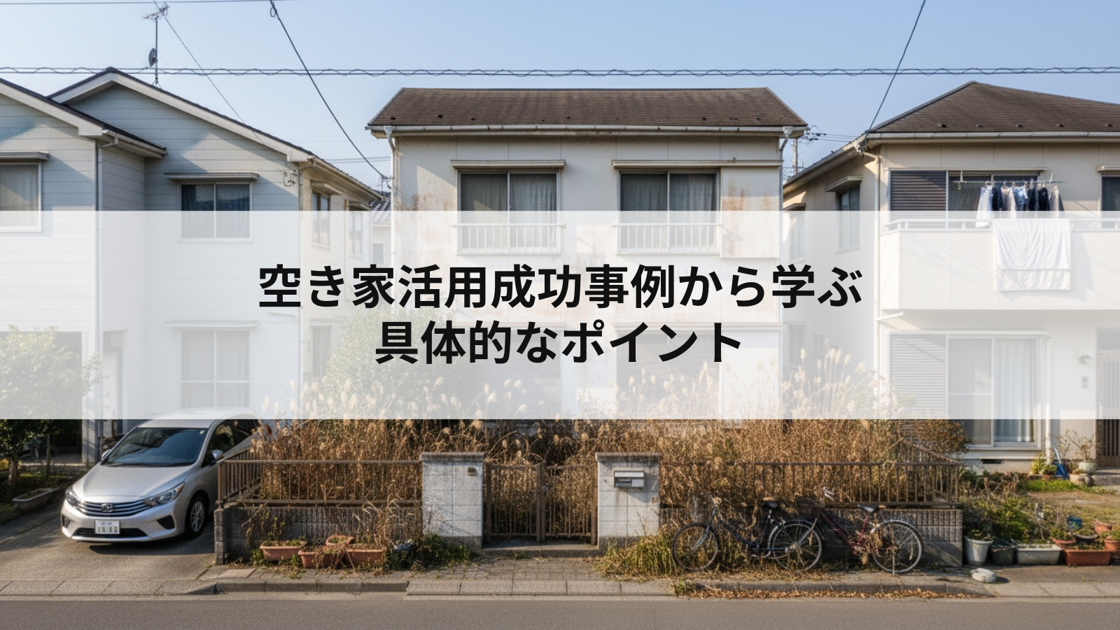 空き家活用成功事例から学ぶ具体的なポイントの画像