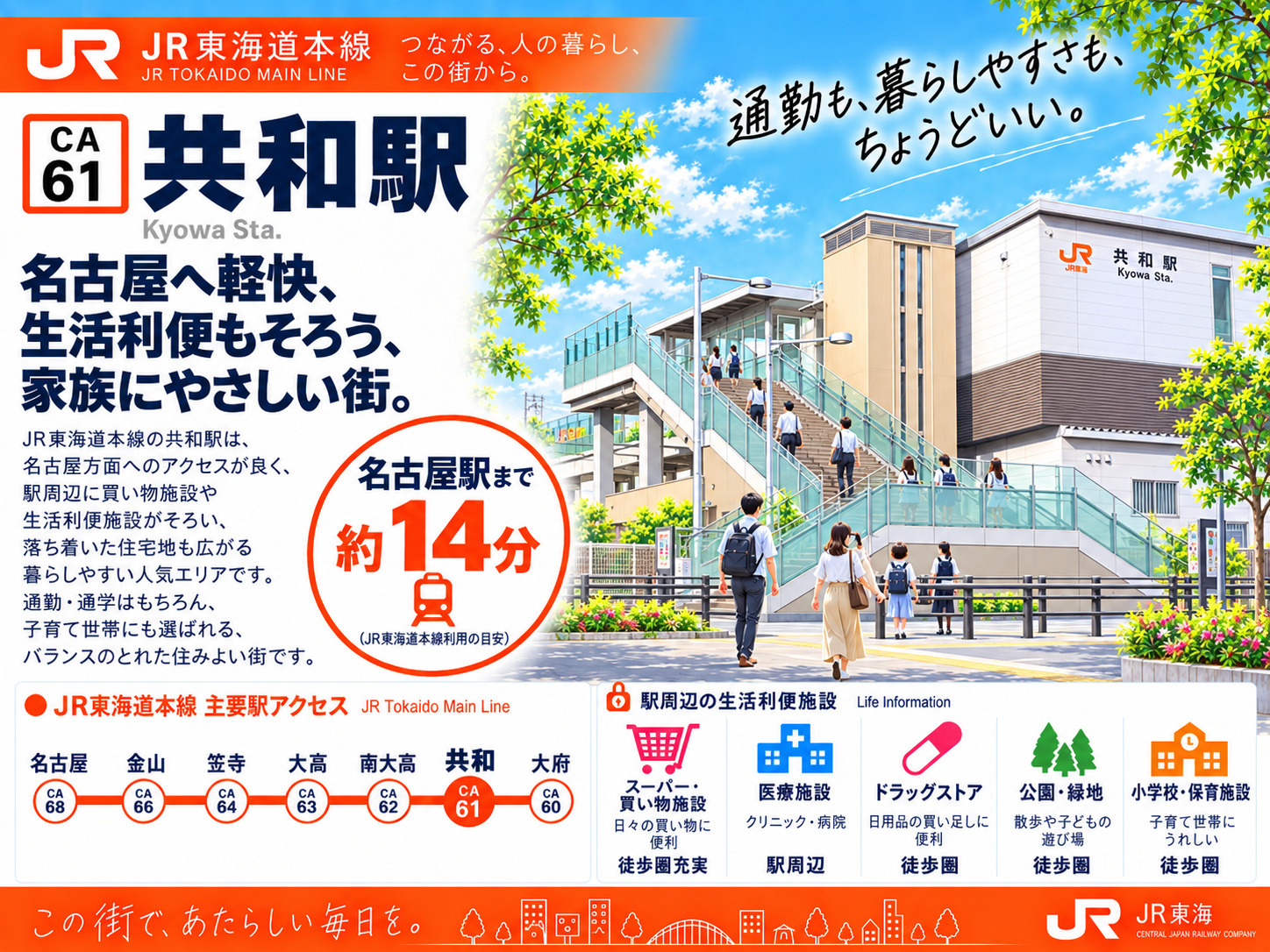 JR東海道本線「共和駅」周辺のエリア情報｜アクセス・買い物・...の画像