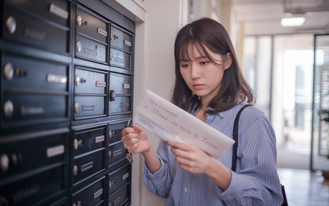 ｱﾊﾟｰﾄ敷地内の落し物はどうする？前入居者の郵送物の正しい...の画像