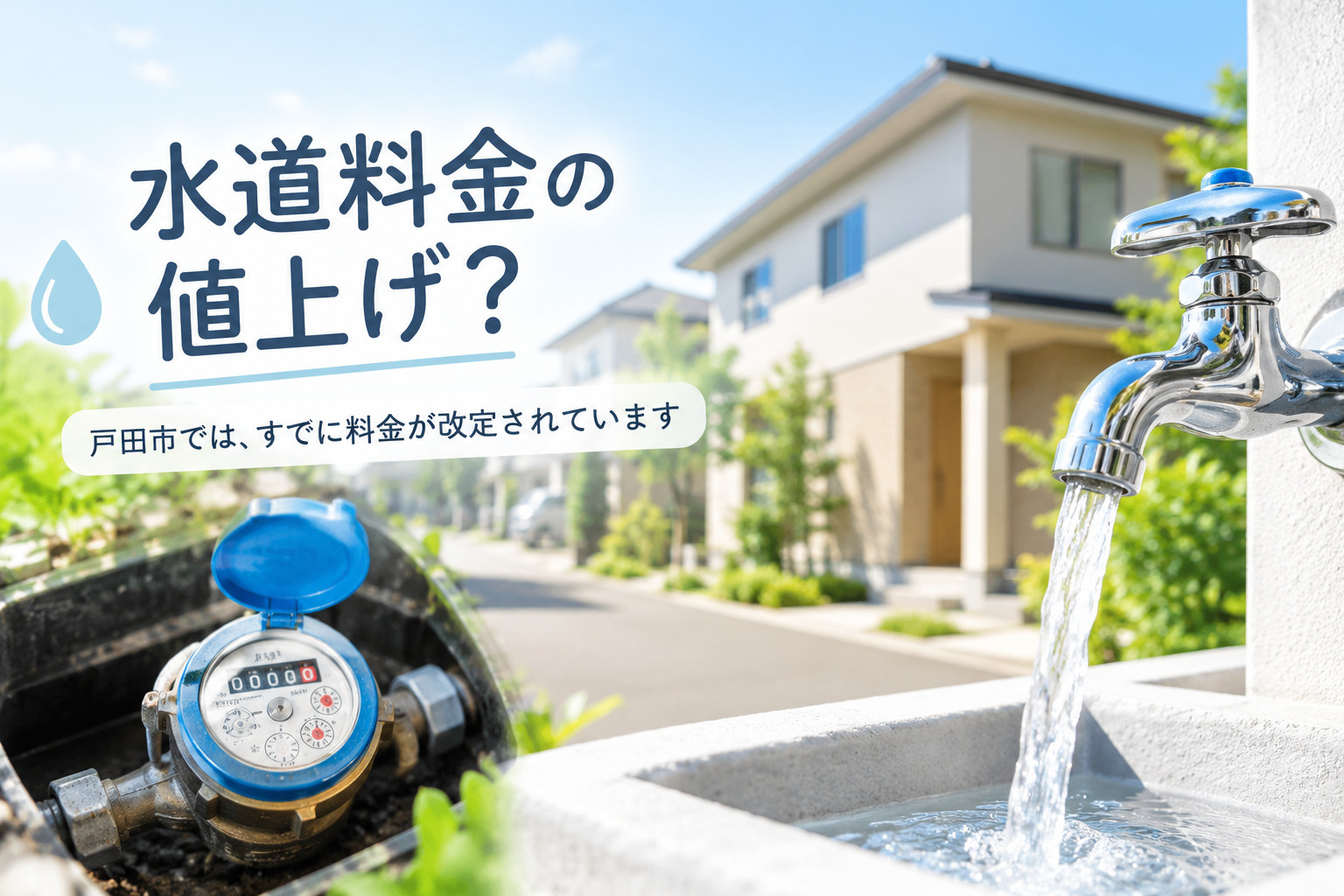 土地を購入する前に確認したい「水道」のこと、購入後の思わぬ費...の画像