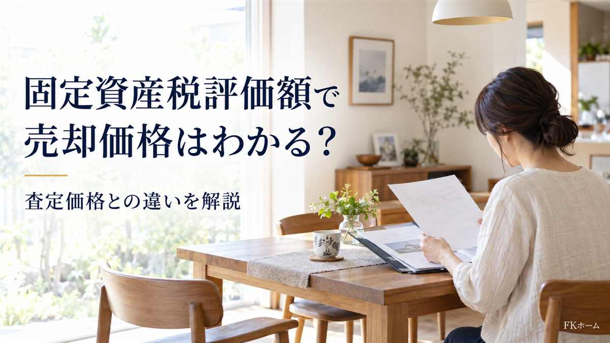 固定資産税評価額から家の売却価格はわかる？査定価格との違いを...の画像