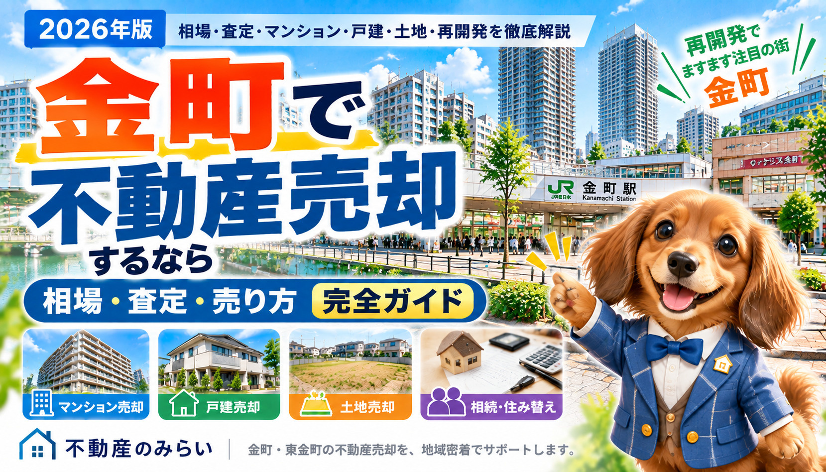 金町で不動産売却するなら｜相場・査定・再開発と売り方を地域密...の画像