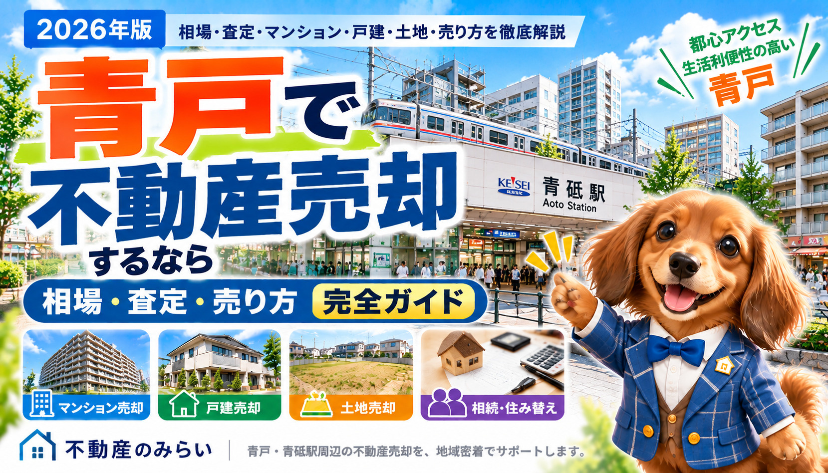 青戸で不動産売却するなら｜相場・査定・売り方を地域密着で解説...の画像