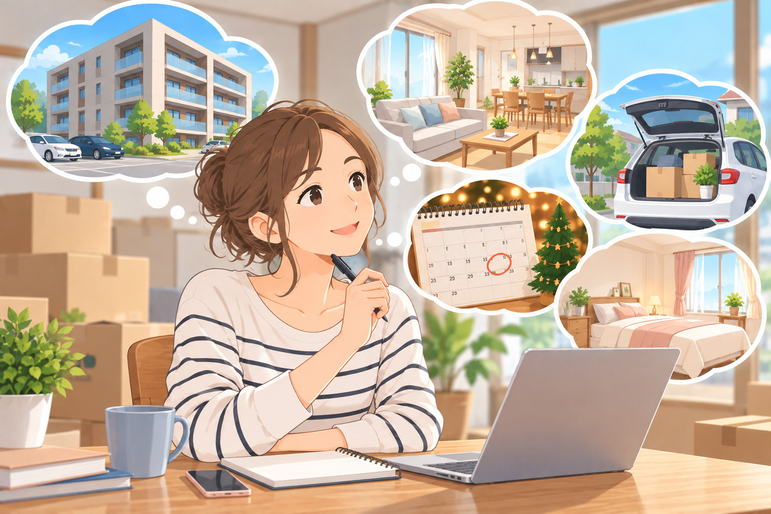 年内に引っ越したい！今から始めるお部屋探しの進め方と準備のポ...の画像