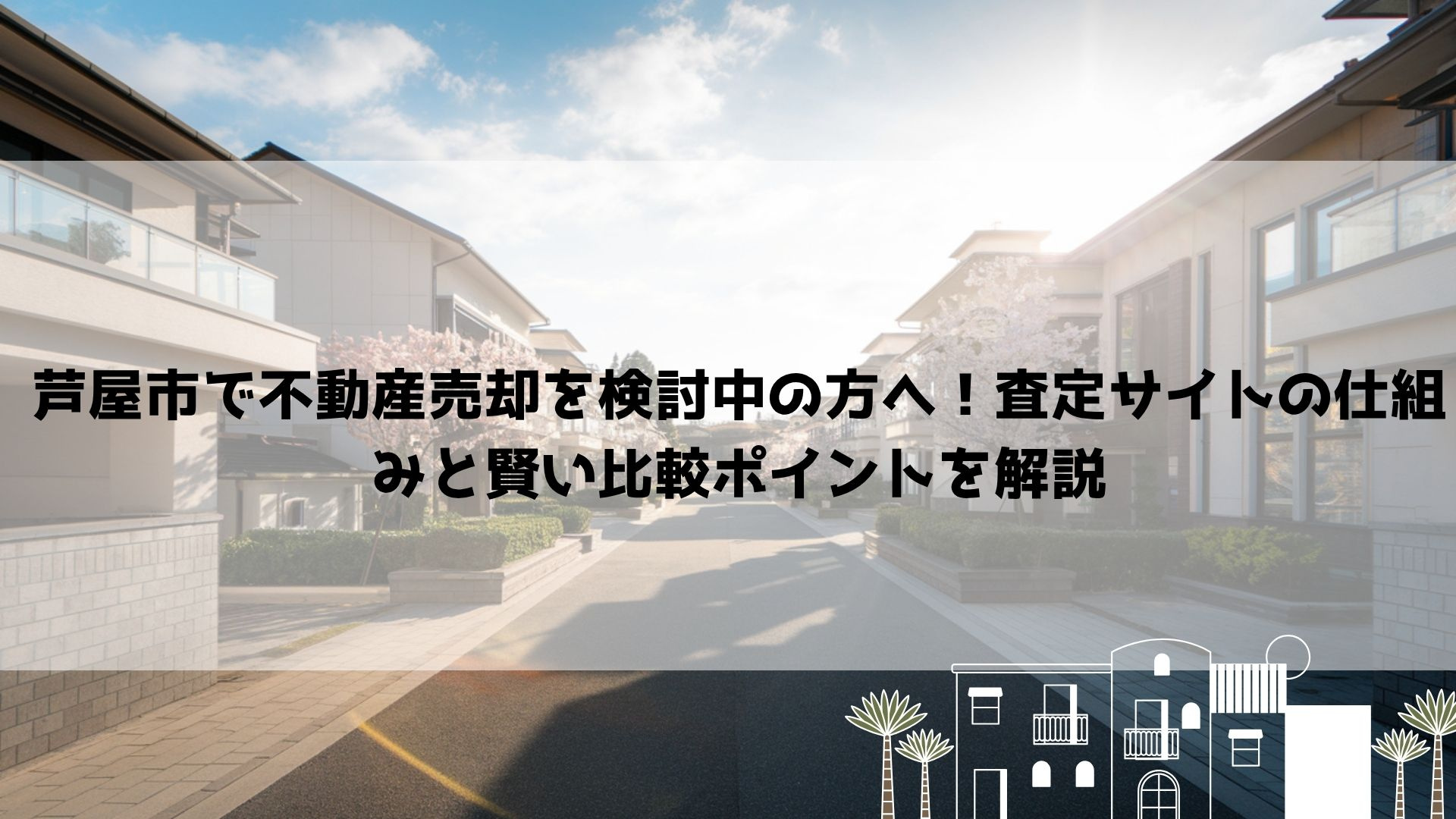 【2026年最新】芦屋市で不動産売却を検討中の方へ！査定サイ...の画像