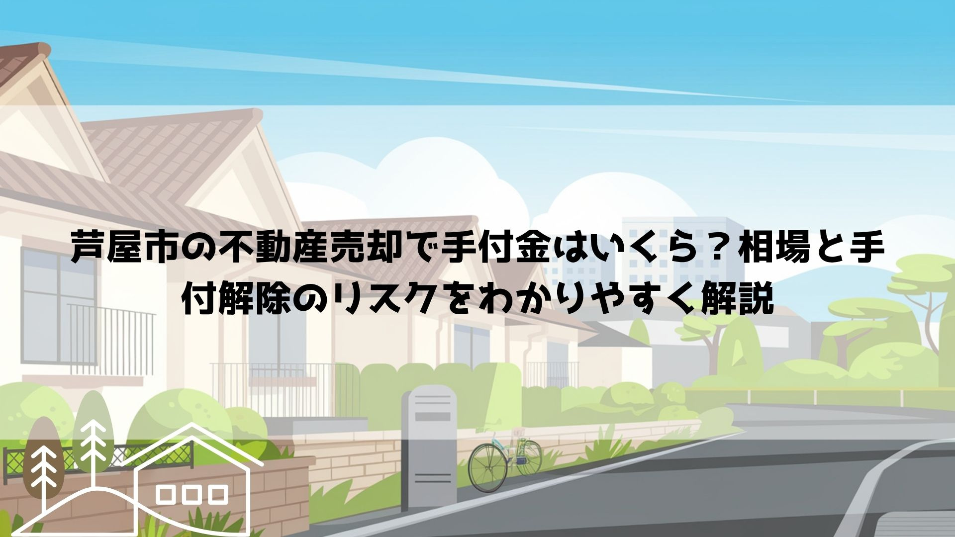 【2026年最新】芦屋市の不動産売却で手付金はいくら？相場と...の画像