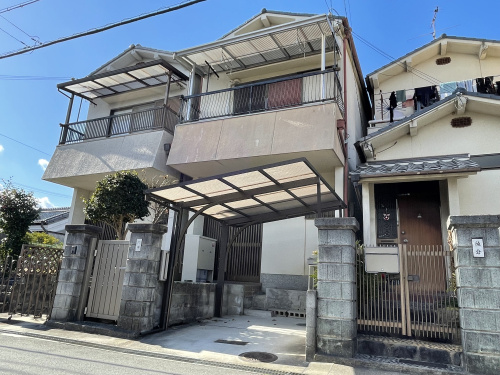 奈良市南永井町で市街化調整区域の連棟住宅を買取　隣地と排水を...の画像