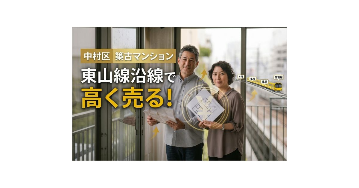 中村区の築古マンションを東山線沿線で高く売る方法！相場と売却...の画像