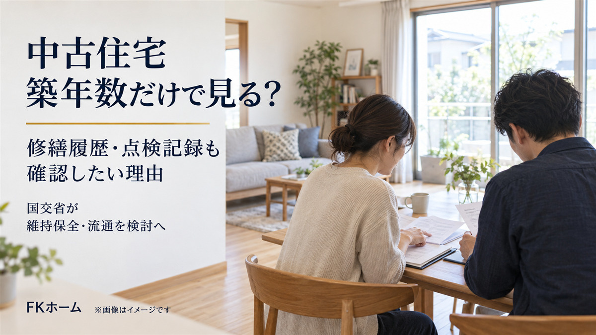 中古住宅は修繕履歴まで見る時代へ？国交省が住宅の維持保全・流...の画像