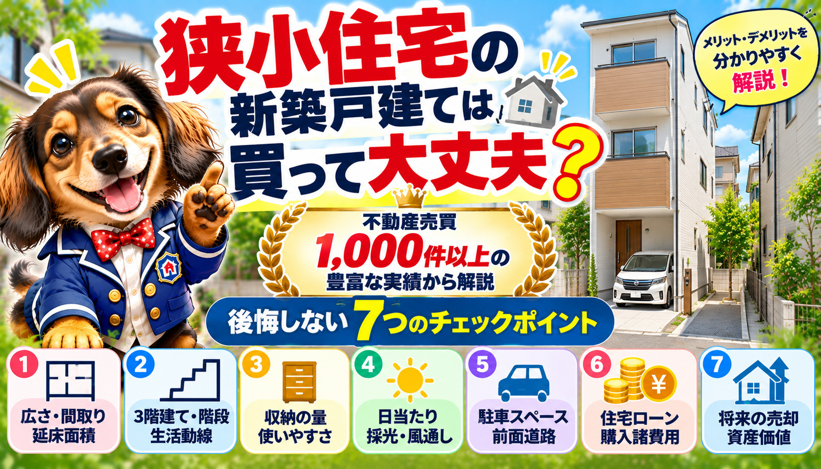 狭小住宅の新築戸建ては買って大丈夫？1,000件以上の売買経...の画像