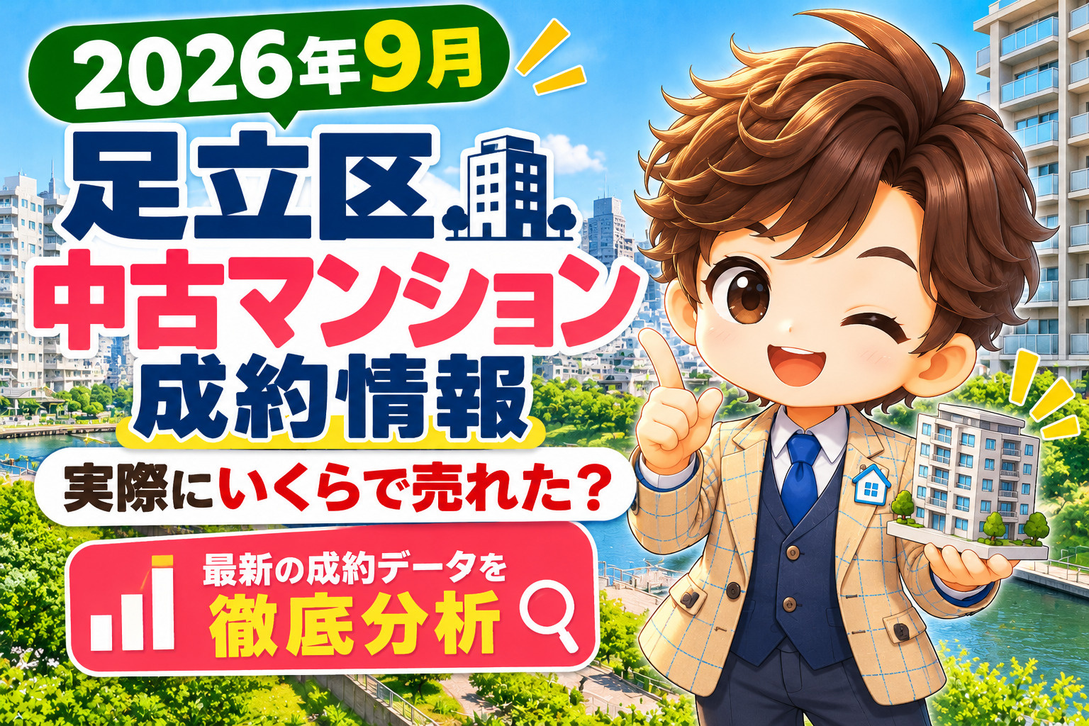 【2026年9月】足立区の中古マンション成約情報｜実際に売れ...の画像