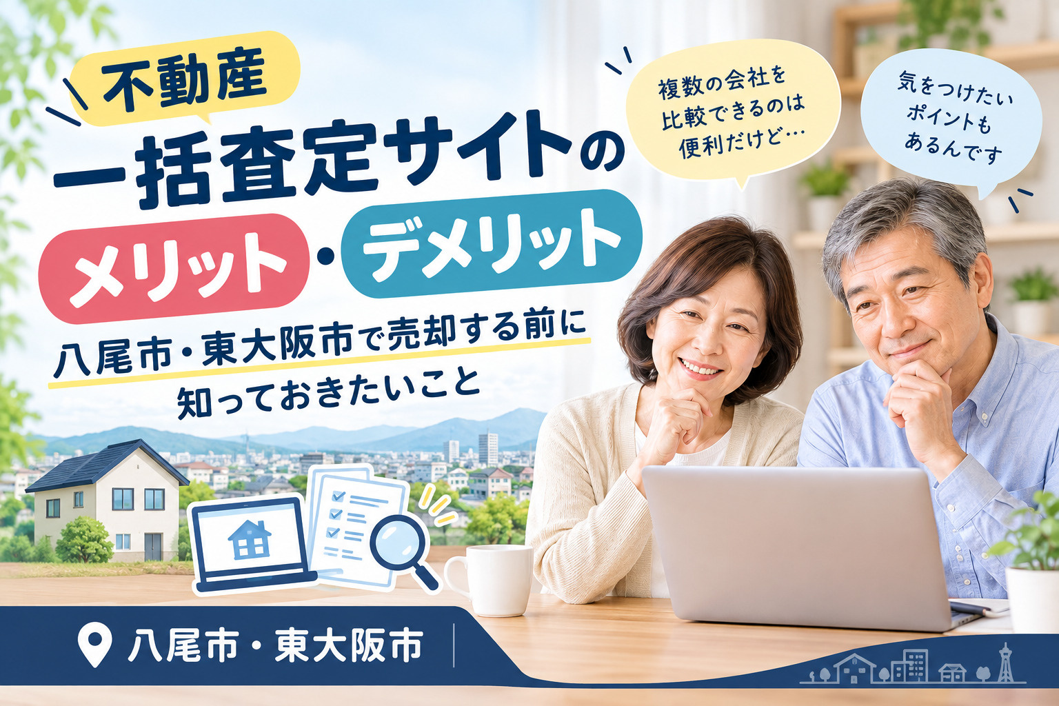 不動産一括査定サイトのメリット・デメリット｜八尾市・東大阪市...の画像