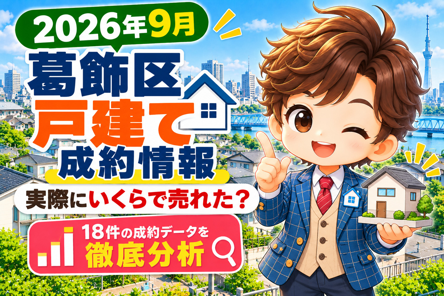 【2026年9月】葛飾区の戸建て成約情報｜実際に売れた価格・...の画像