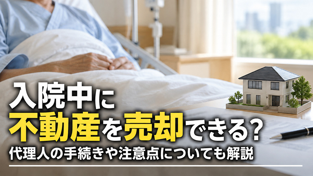 入院中に不動産を売却できる？代理人の手続きや注意点についても...の画像