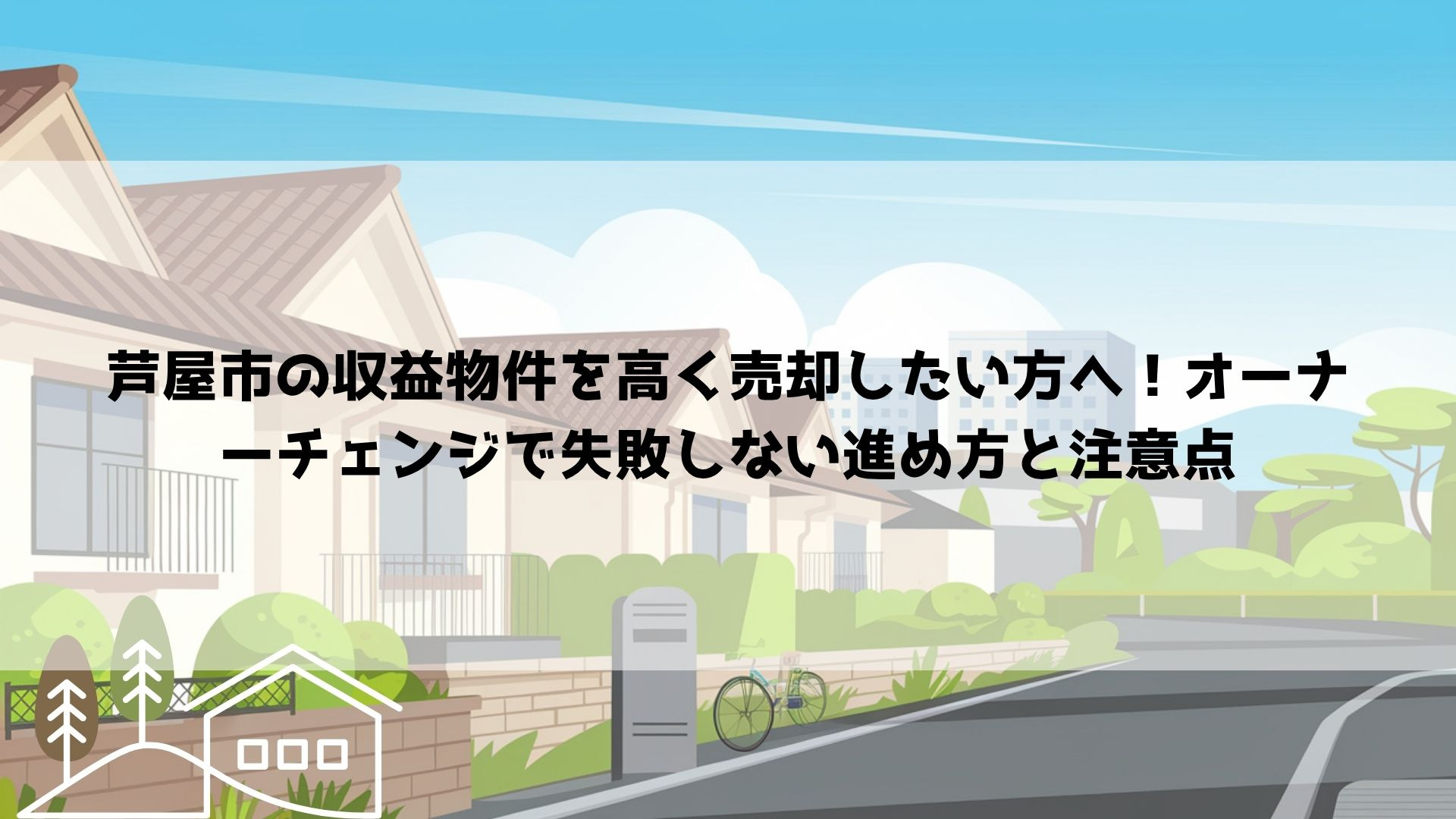 【2026年最新】芦屋市の収益物件を高く売却したい方へ！オー...の画像