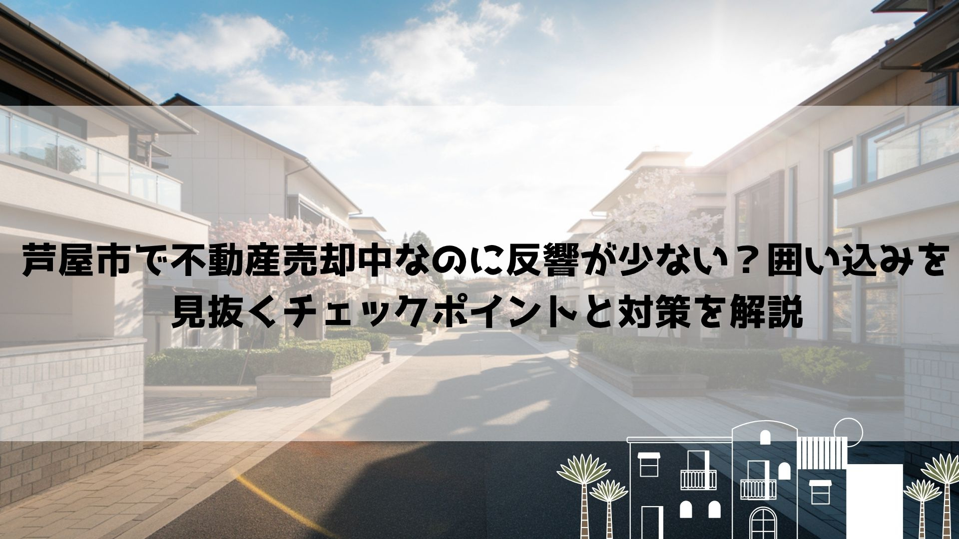 【2026年最新】芦屋市で不動産売却中なのに反響が少ない？囲...の画像