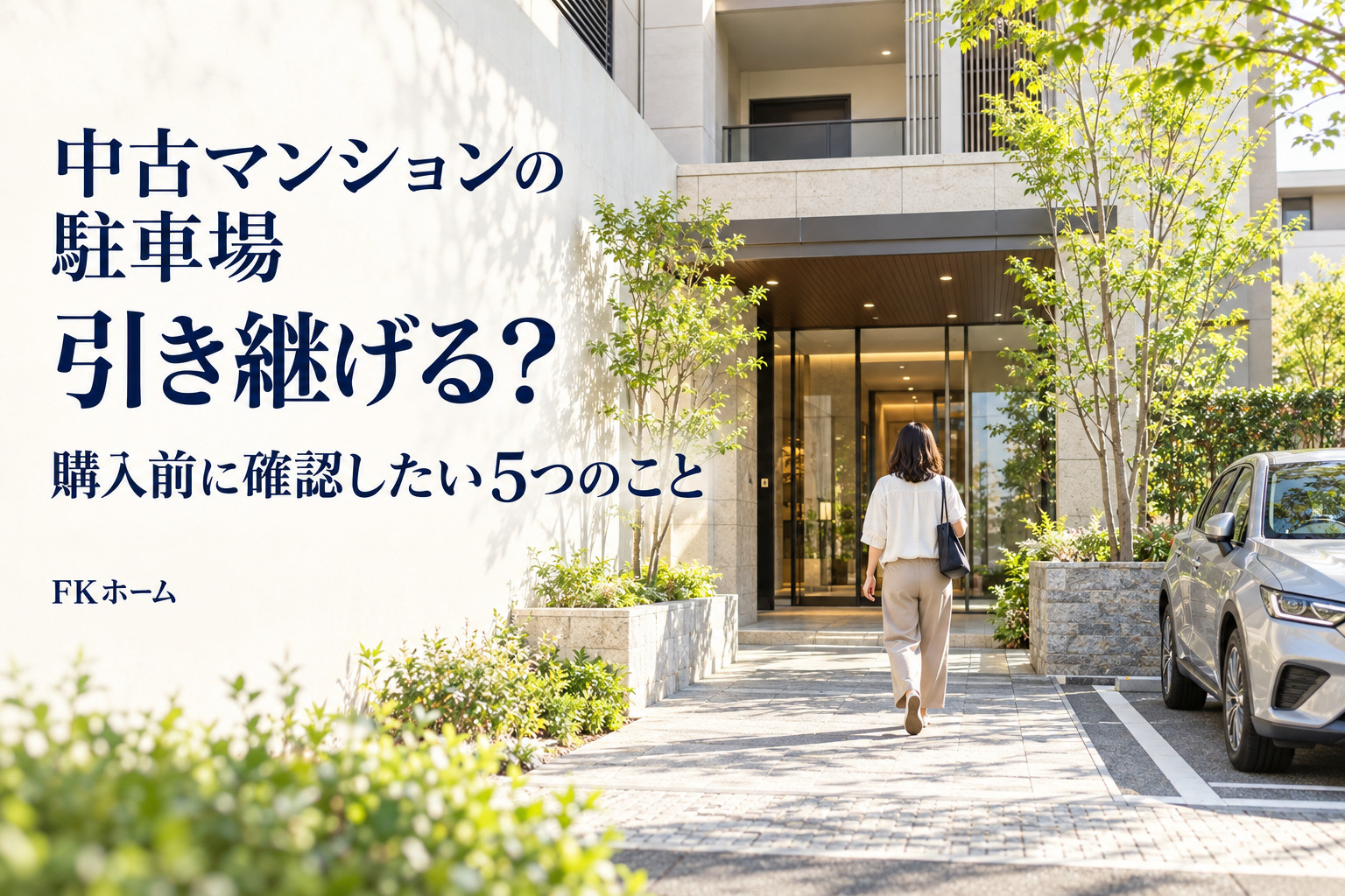 中古マンションの駐車場は引き継げる？購入前に確認したい5つの...の画像