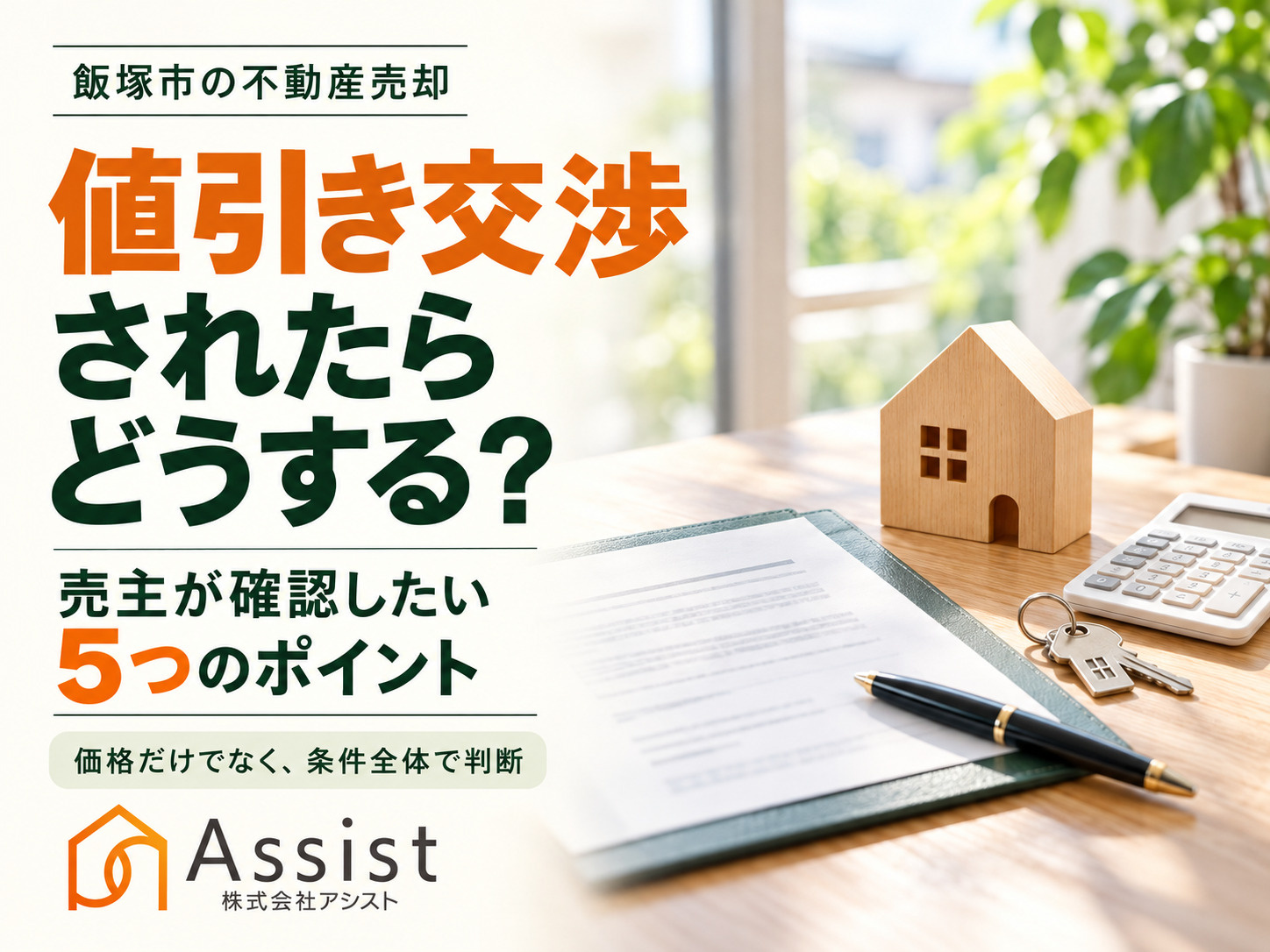 【飯塚市】不動産売却で値引き交渉されたらどうする？売主が確認...の画像