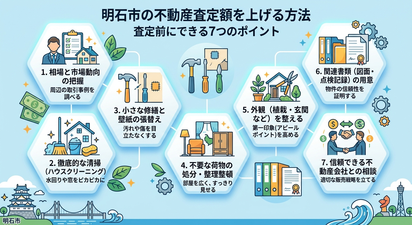 ⭐ 明石市の不動産査定、損していませんか？査定額を上げるため...の画像
