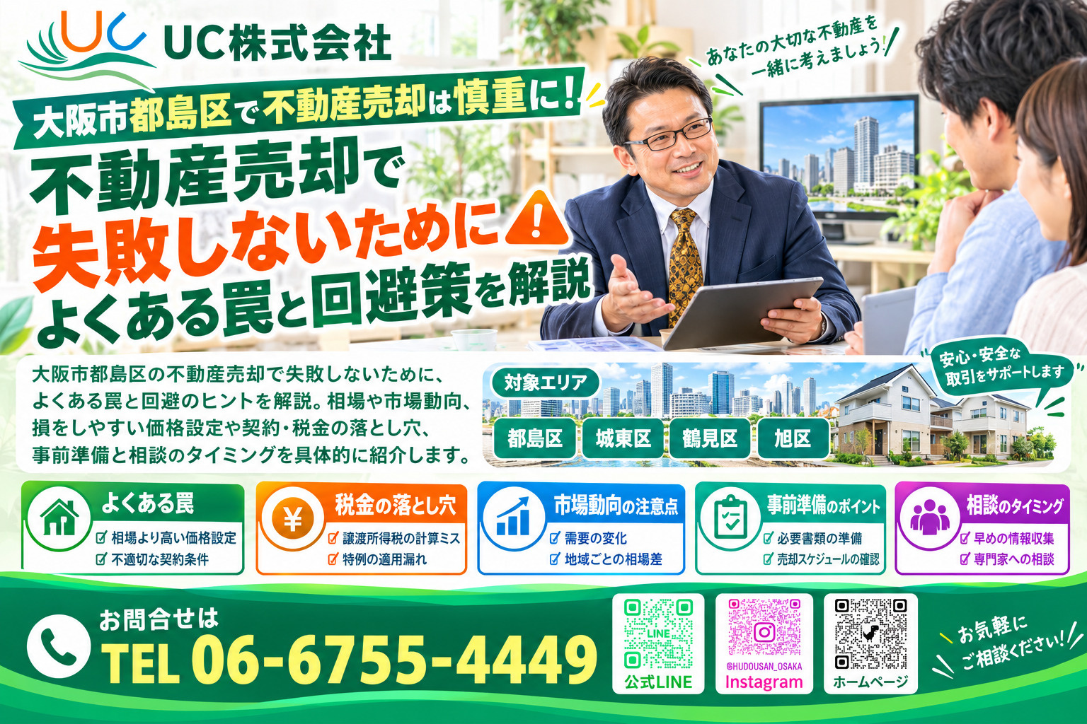 大阪市都島区で不動産売却は慎重に！不動産売却で失敗しないため...の画像