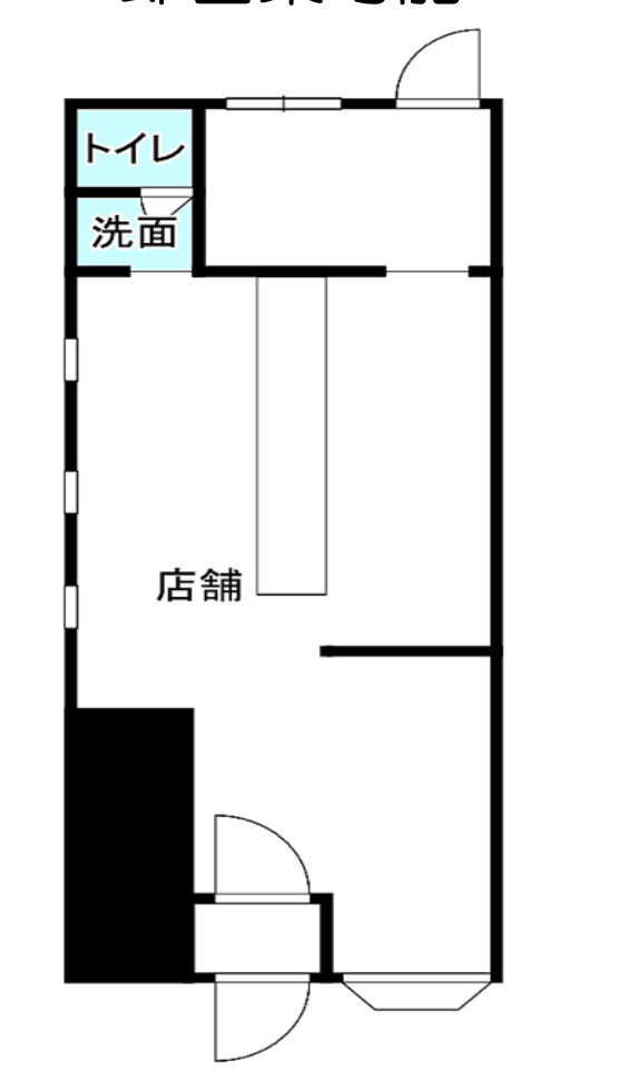 東部市場前エリア！１階路面店舗！イタリアンバル居抜き店舗！の画像
