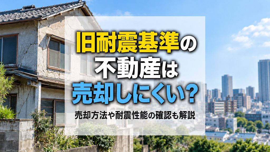 旧耐震基準の不動産は売却しにくい？売却方法や耐震性能の確認も...の画像