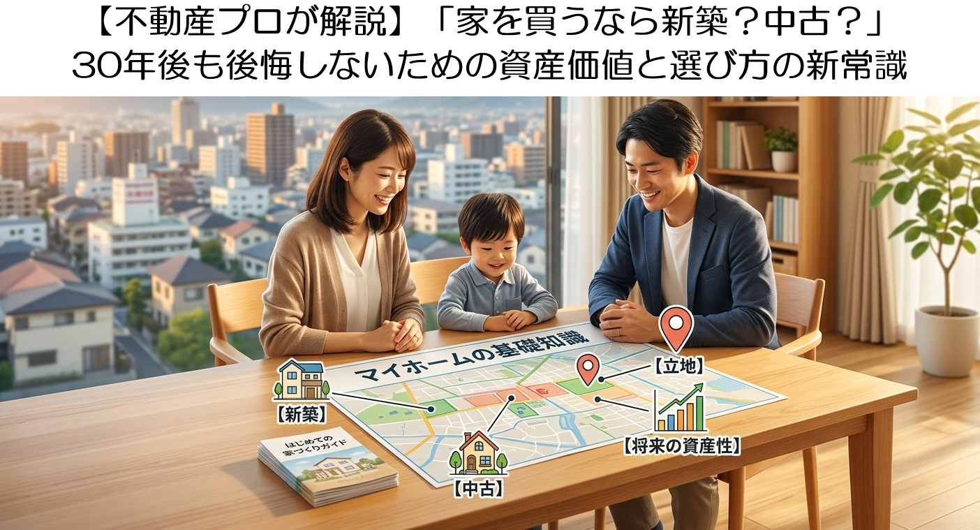 【不動産プロが解説】「家を買うなら新築？中古？」30年後も後...の画像