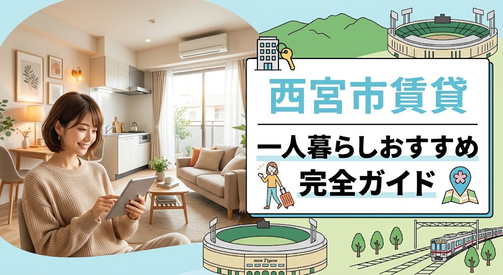 西宮市で一人暮らしを始める人へ！の画像