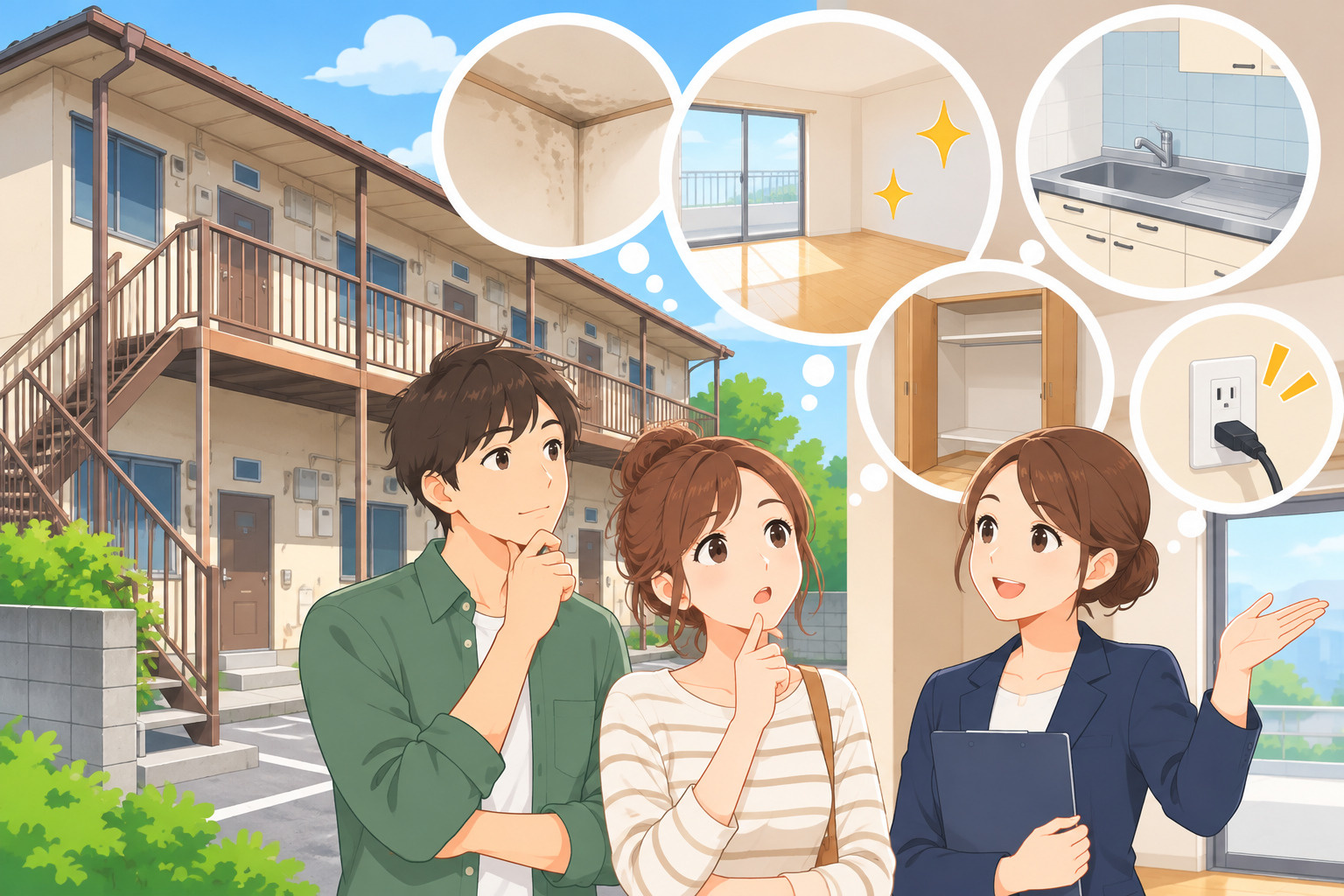 築年数だけで決めない！築古賃貸物件を見るときのポイントと内見...の画像