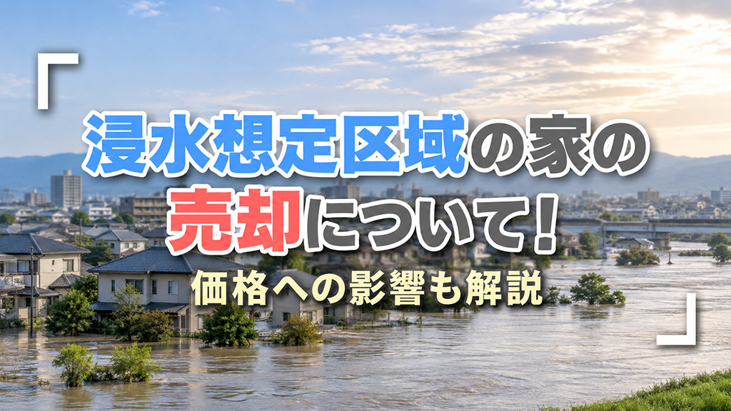浸水想定区域の家の売却について！価格への影響も解説の画像