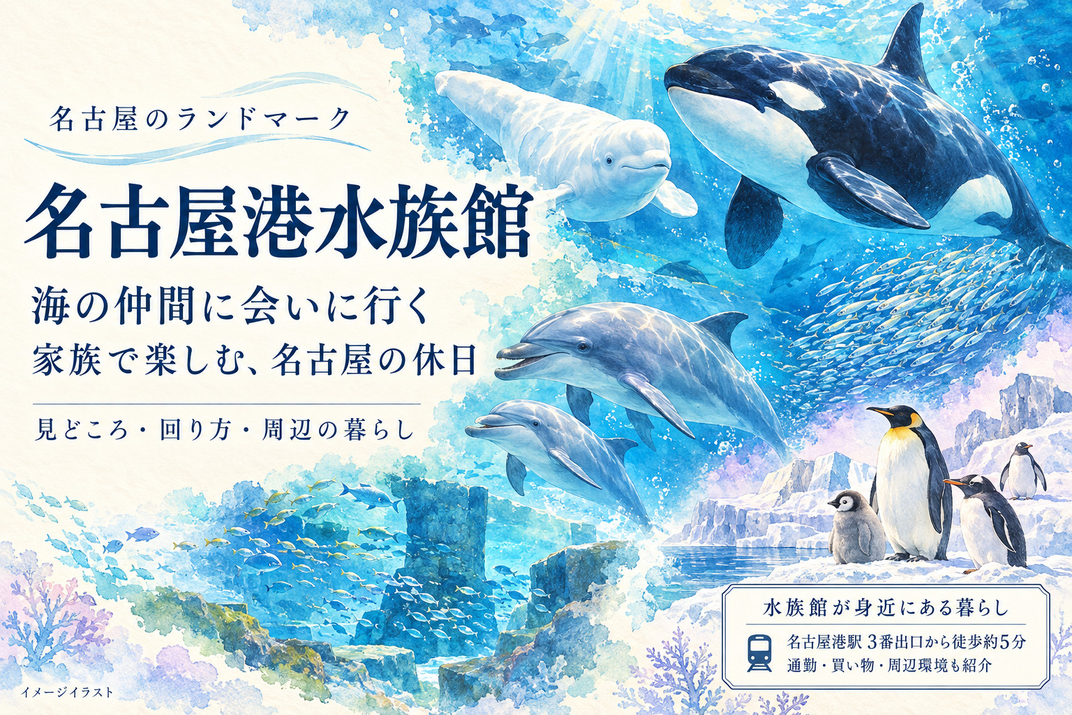 名古屋港水族館の見どころと回り方｜料金・アクセス・子連れ情報...の画像