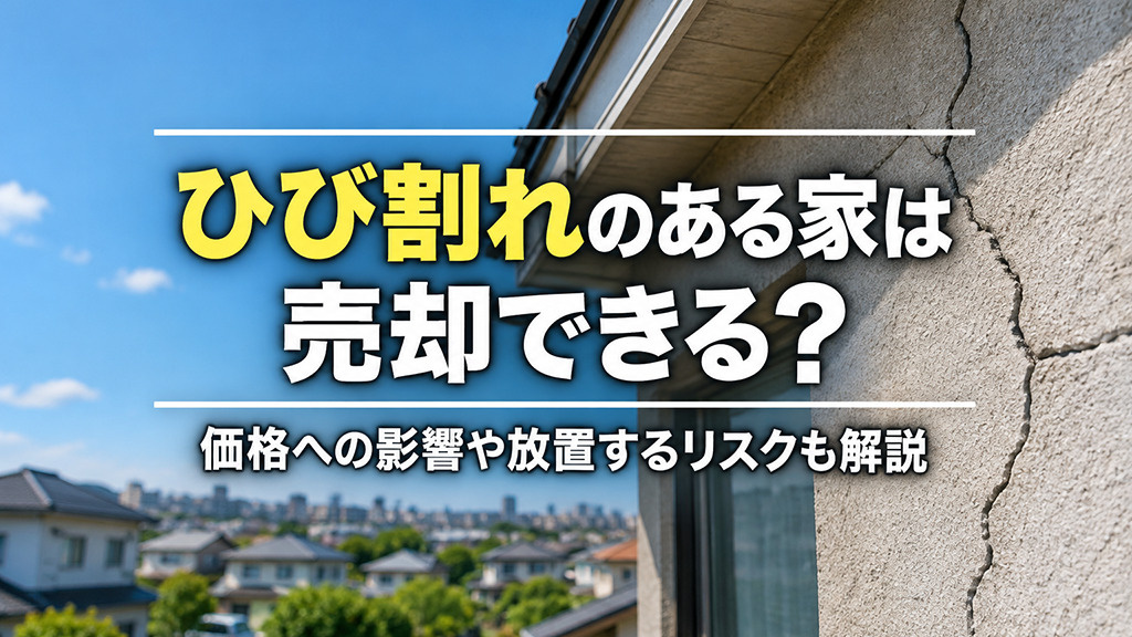 ひび割れのある家は売却できる？価格への影響や放置するリスクも...の画像