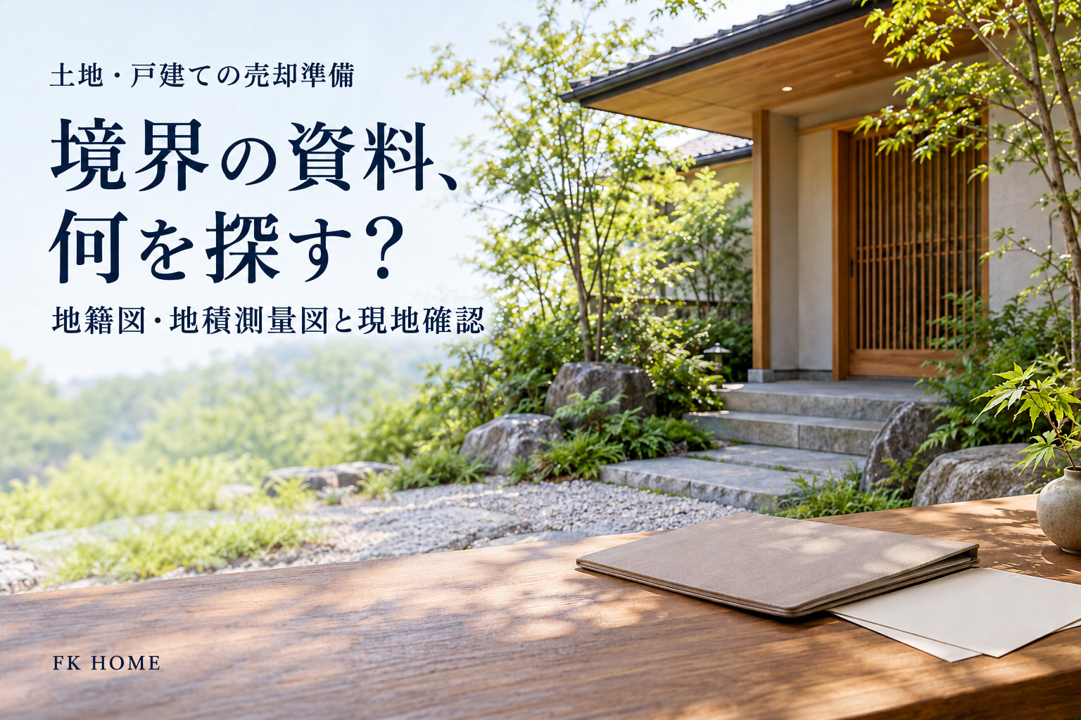 土地・戸建てを売る前に、境界の資料は何を探す？地籍図・地積測...の画像
