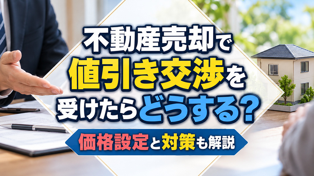 不動産売却で値引き交渉を受けたらどうする？価格設定と対策も解...の画像