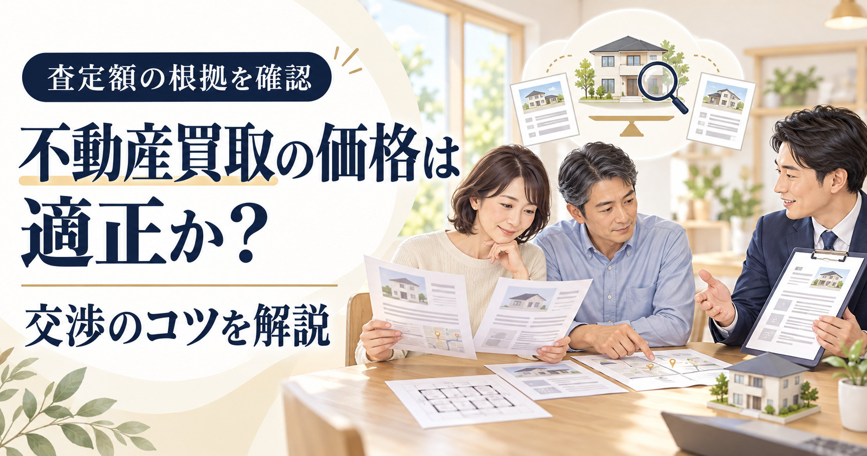不動産買取の価格は適正か？交渉のコツを解説の画像