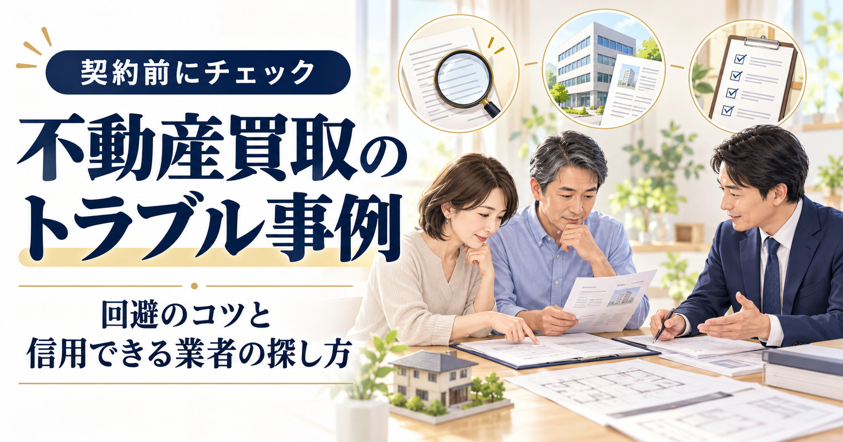 不動産買取のトラブル事例？回避のコツと信用できる業者の探し方...の画像